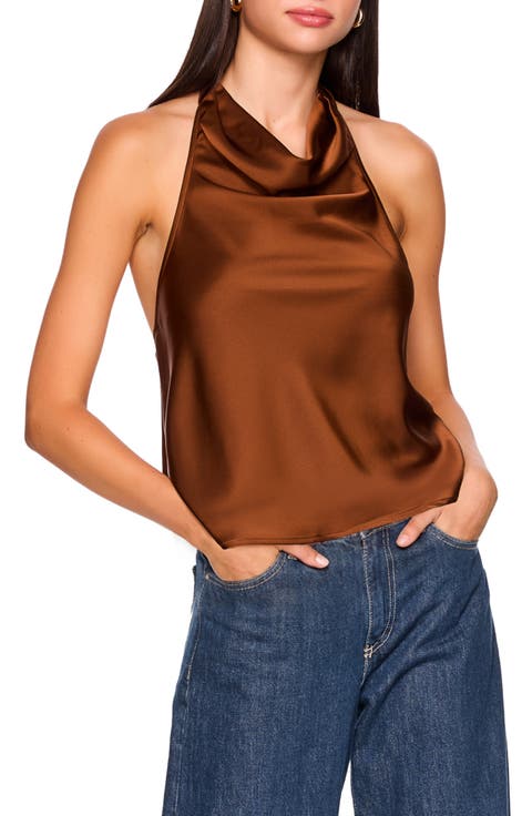 Satin Halter Top