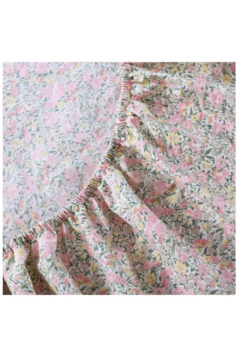 Loveston Cotton Sheet Set, Alternate, color, PINK/ GREEN