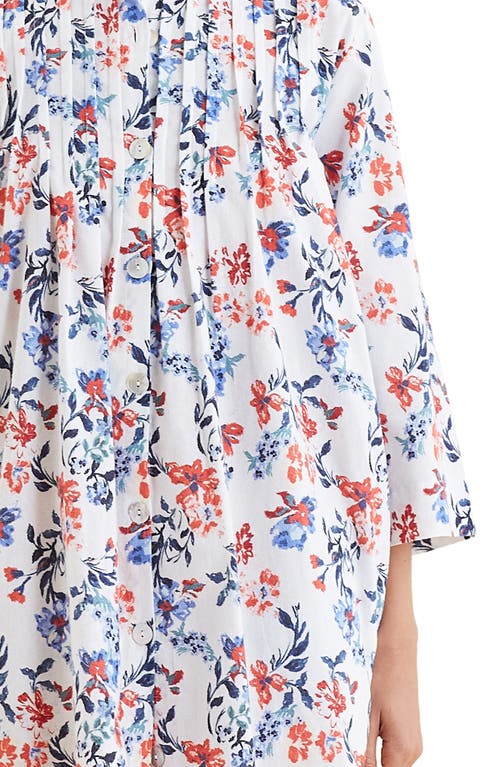 PAPINELLE PAPINELLE HARPER PLEATED COSY ORGANIC COTTON NIGHTGOWN
