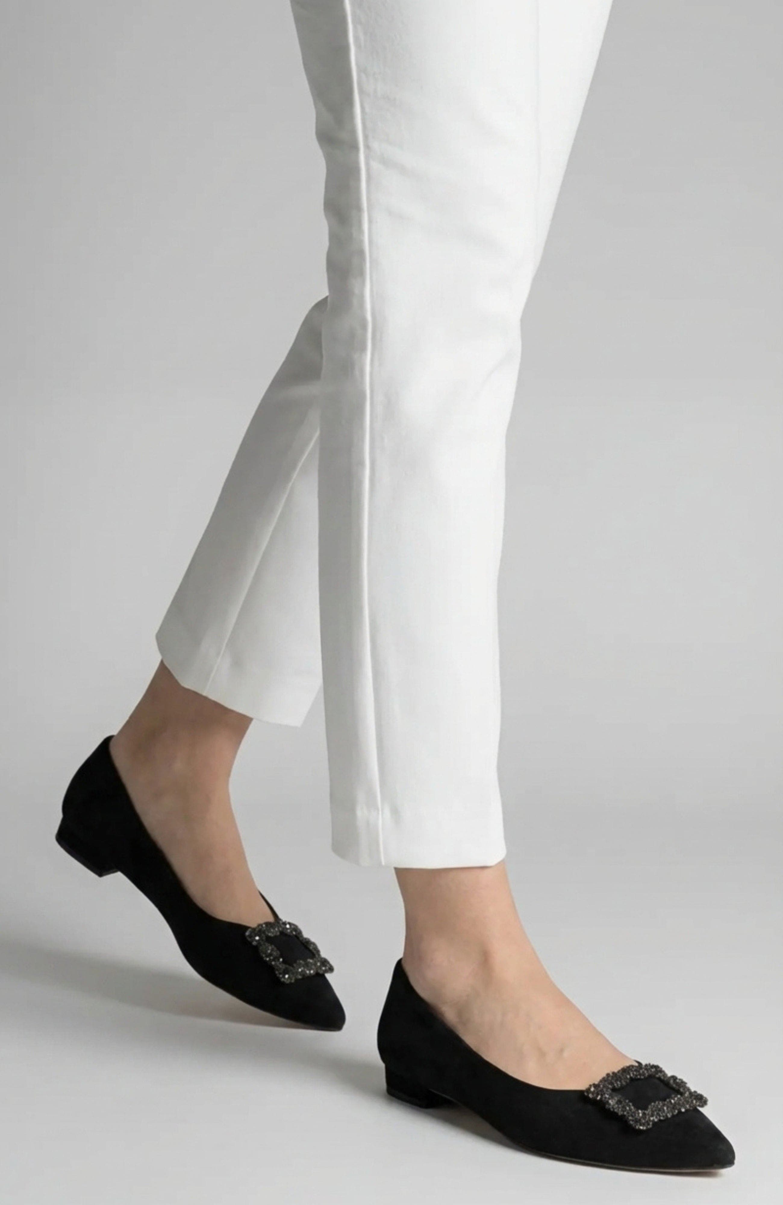 Tiara Noir Flat, Alternate, color, black