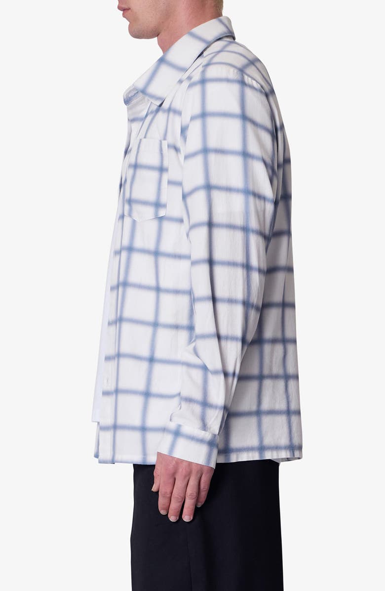 mnml Check Flannel Button-Up Shirt, Alternate, color, 