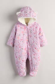 Nordstrom Hooded Quilted Fleece Lined Bunting