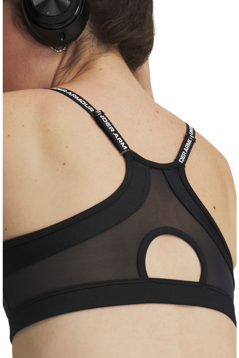 Infinity Low 2.0 Sports Bra, Alternate, color, BLACK / / WHITE