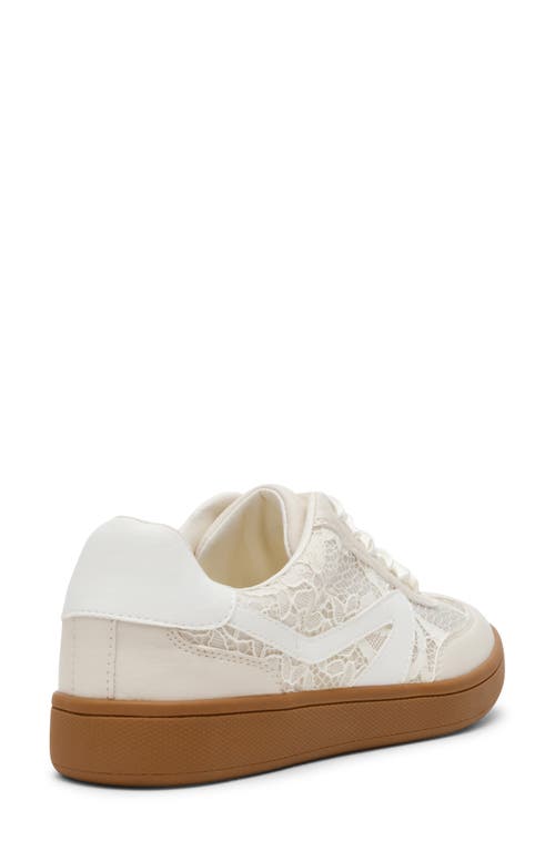 Dolce Vita Dv By  Voyage Sneaker In Ivory Lace