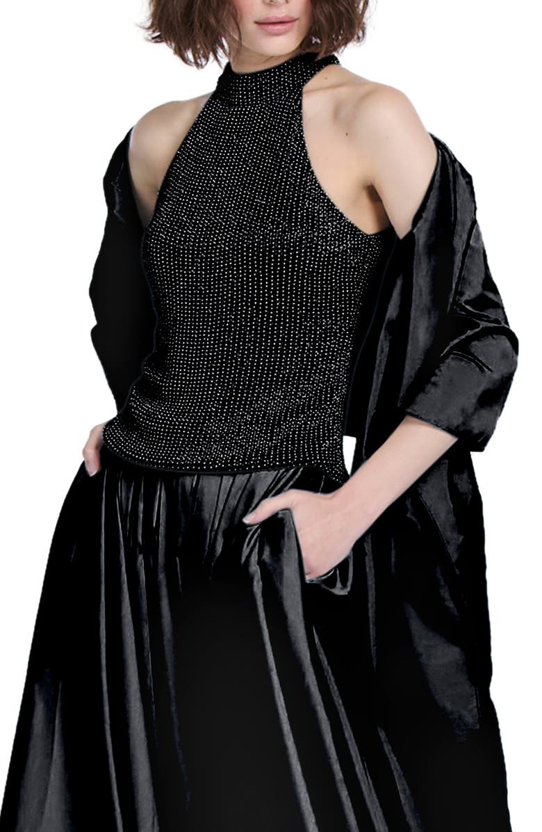 EMILY SHALANT Taffeta Wrap, Alternate, color,