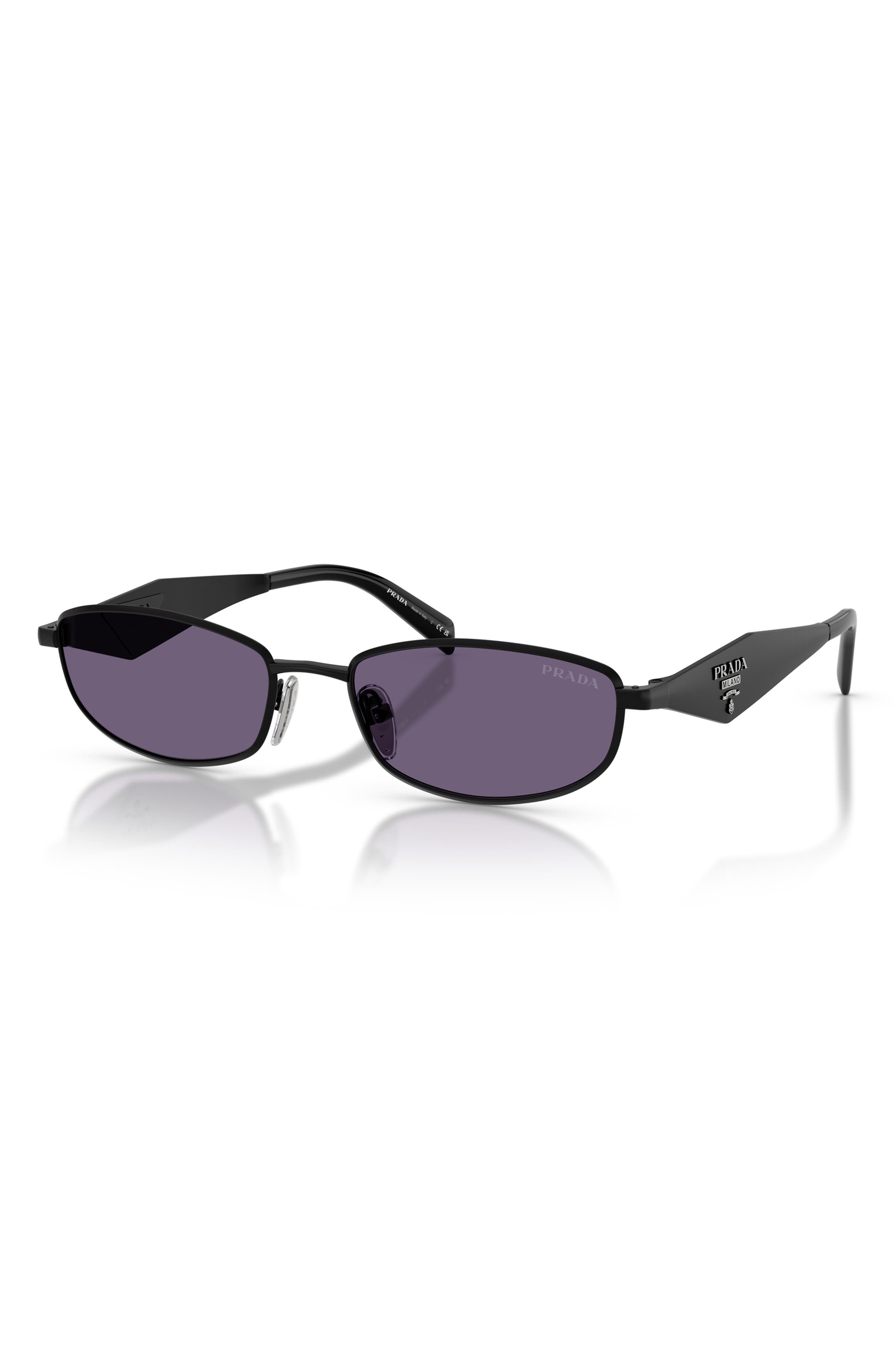 Prada 55mm Oval Sunglasses (Women) | Nordstrom