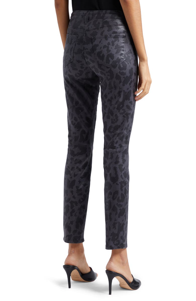 L'AGENCE Jyothi Coated High Waist Skinny Jeans, Alternate, color,