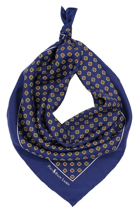 Silk Foulard Square Scarf