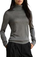Lauren Ralph Lauren Metallic Turtleneck Sweater