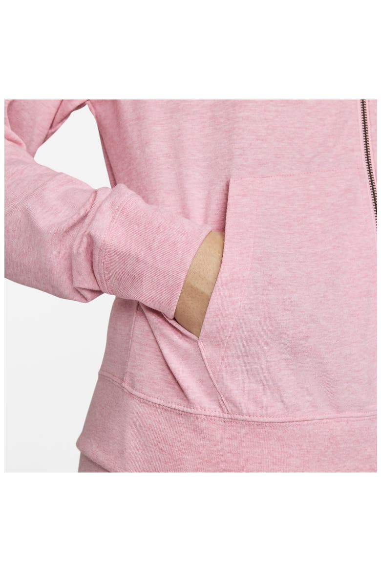 Gym Vintage Hoodie Jacket, Alternate, color, MEDIUM SOFT PINK/ WHITE