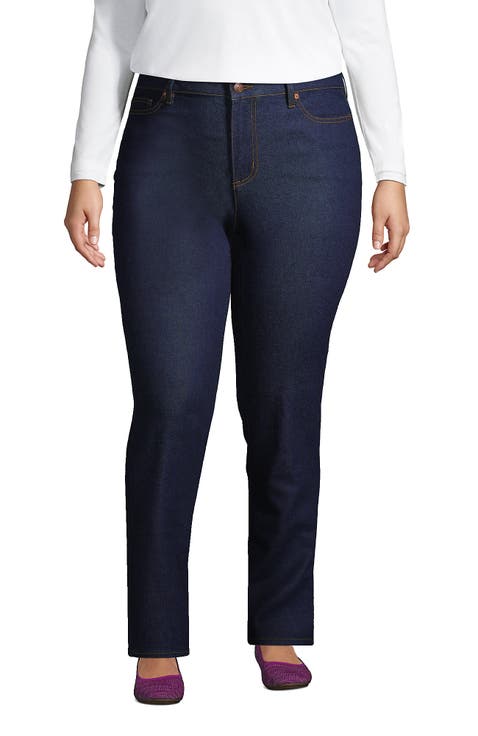 Recover Mid Rise Straight Leg Blue Jeans