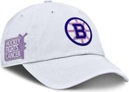 FANATICS Men's Fanatics White Boston Bruins Authentic Pro Hockey Fights Cancer Adjustable Hat