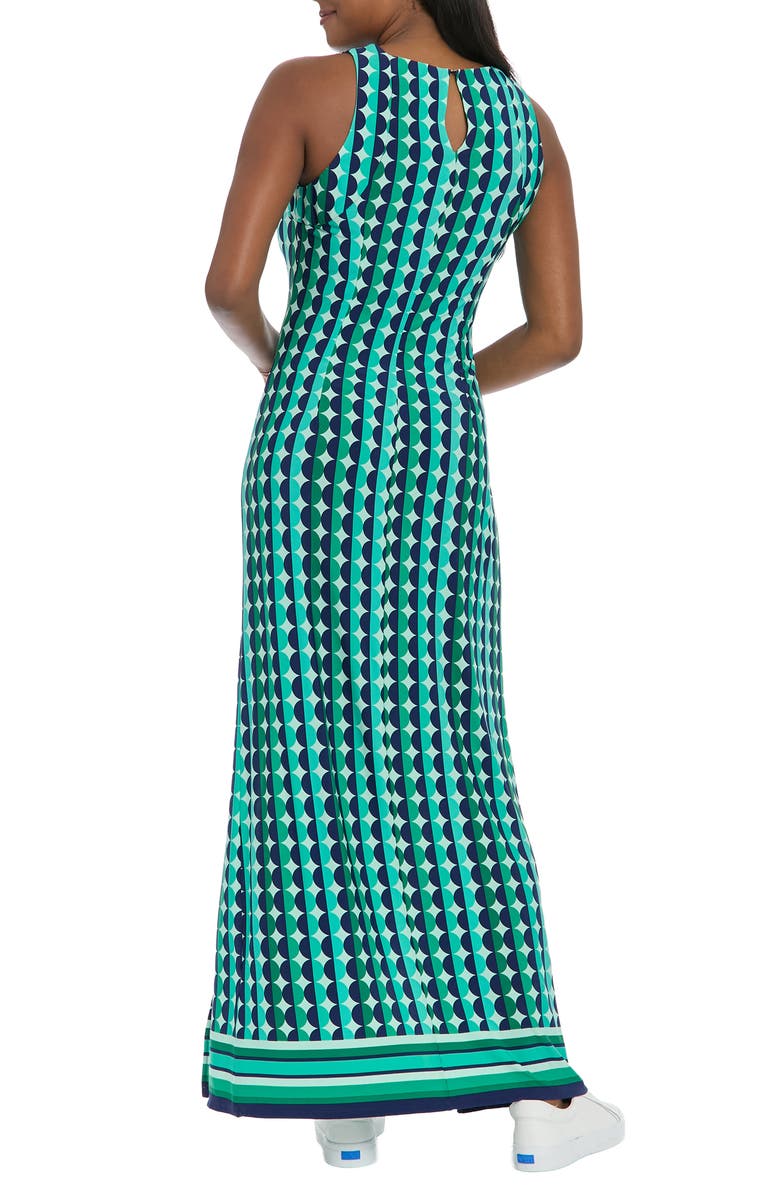 London Times Carwash Sleeveless Maxi Dress, Alternate, color, Mint/ Green