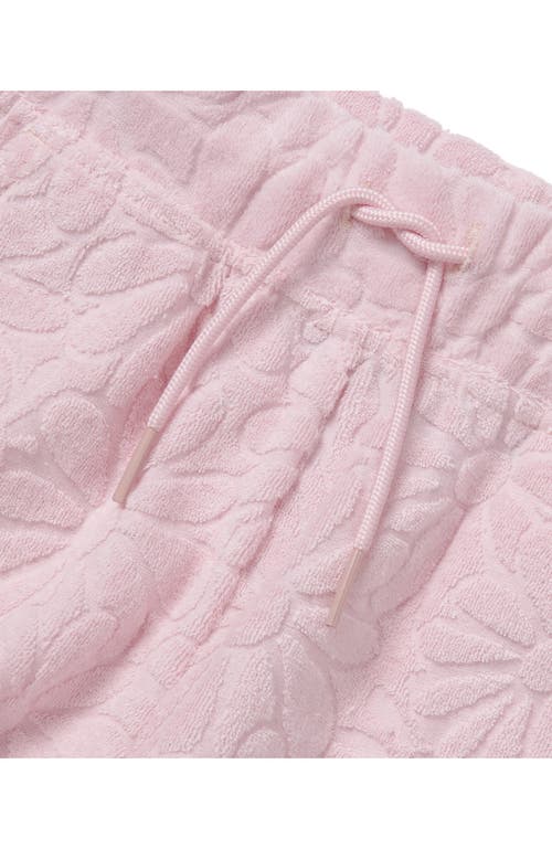 Lands' End Girls French Terry Shorts In Flamingo Daisies