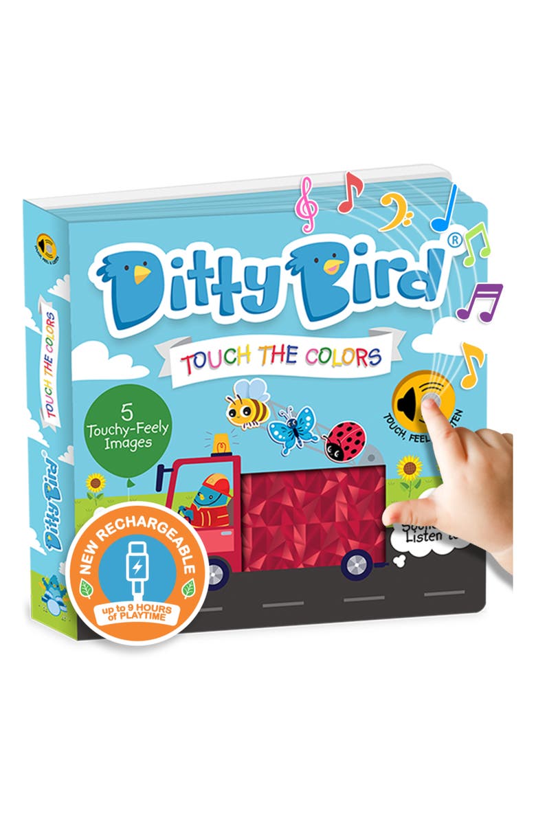 Ditty Bird Kids
Interactive Sensory Touch the Colors Sound Book, Main, color, Blue