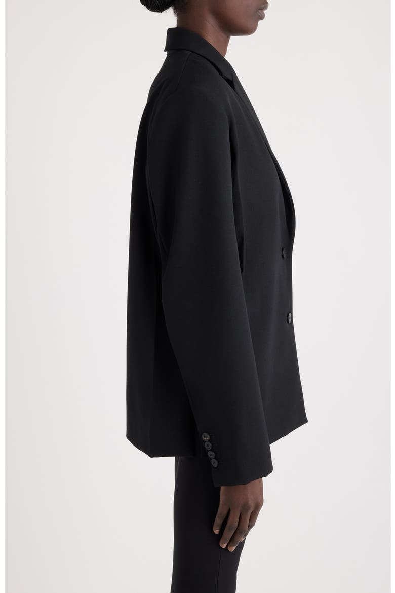 La Veste Carree Virgin Wool Blazer, Alternate, color, BLACK
