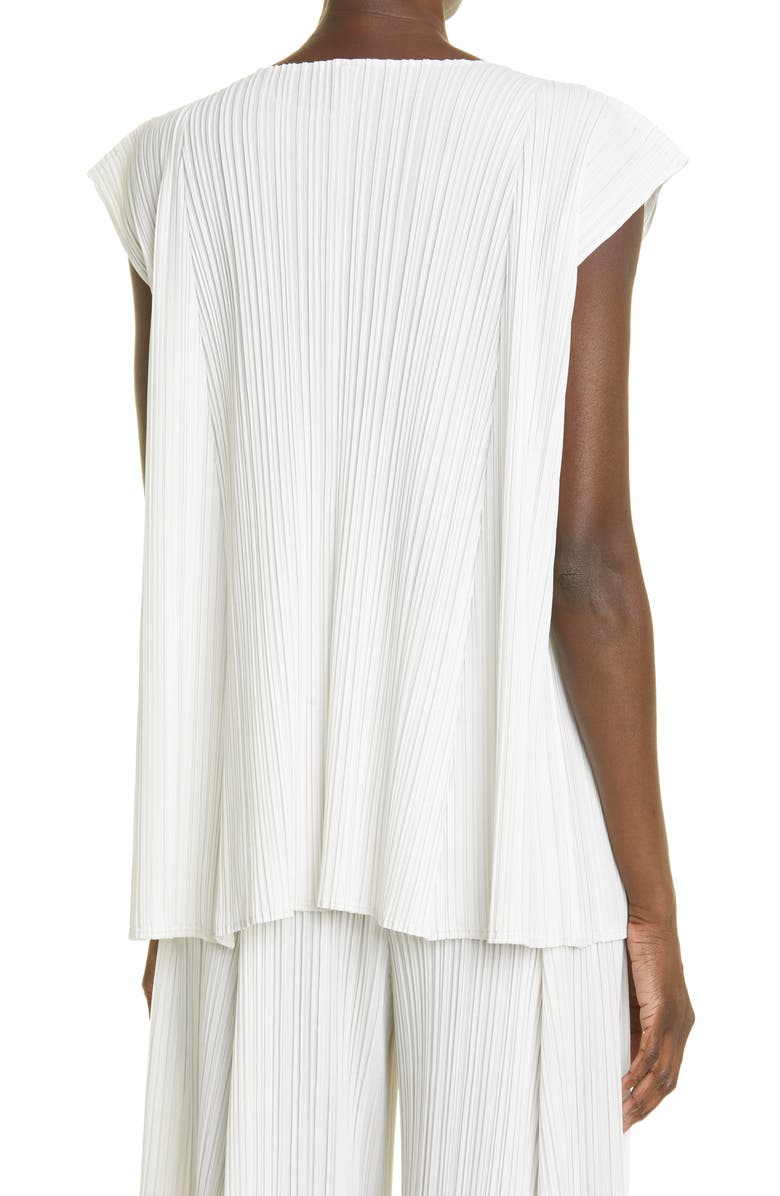 Pleats Please Issey Miyake Mellow Pleated Blouse, Alternate, color, 