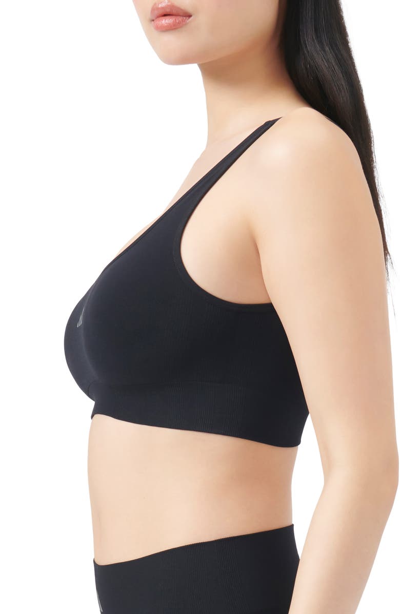adidas Originals Longline Sports Bra, Alternate, color, Black