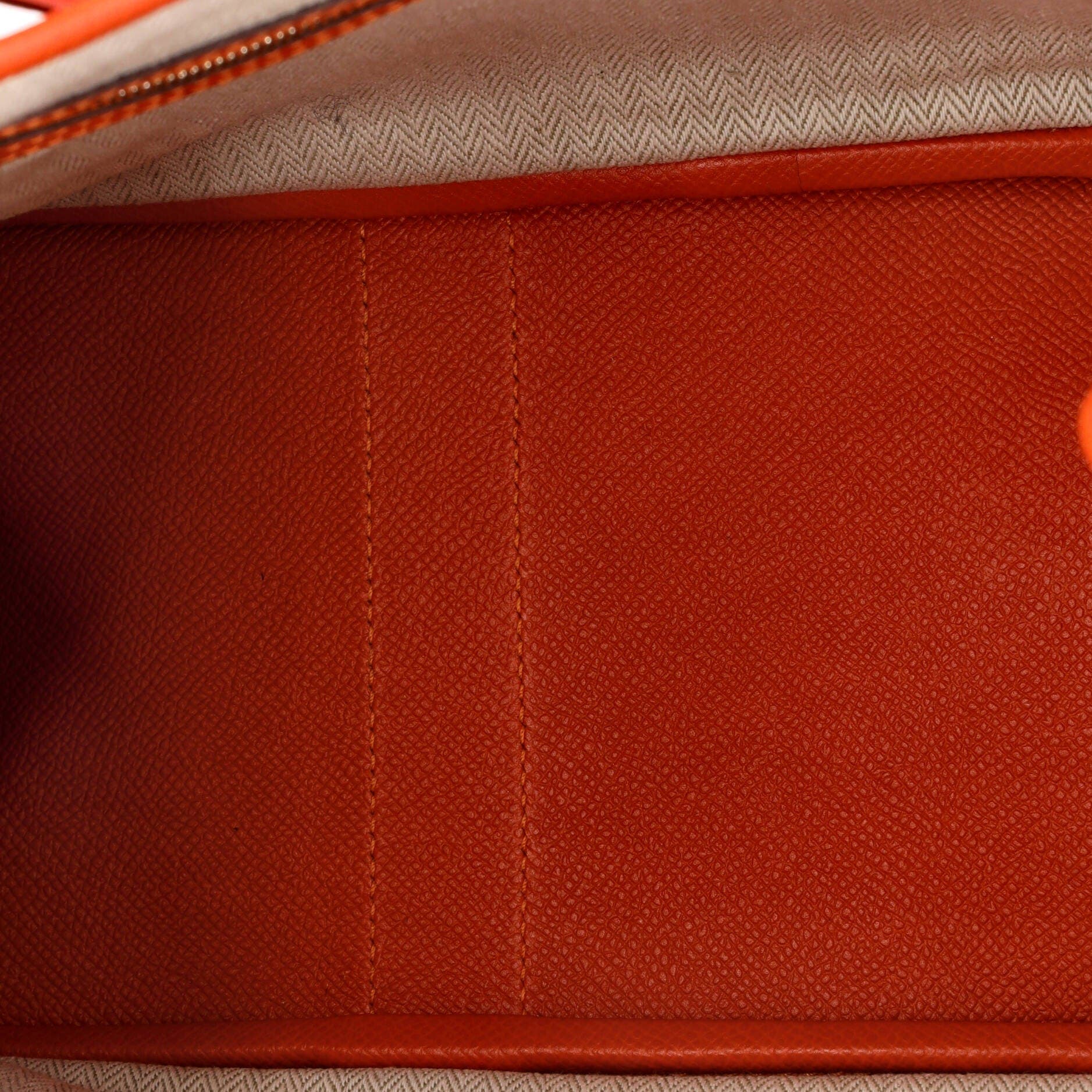 Pre-Owned Hermes Garden Party Tote Leather 30, Alternate, color, Feu