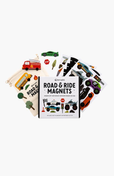 Road and Ride Car Magnets Set