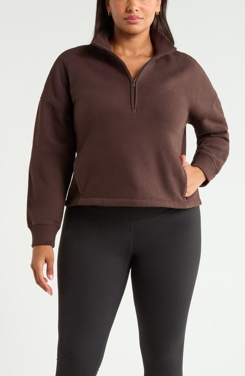 Exhale Fleece Half Zip Pullover