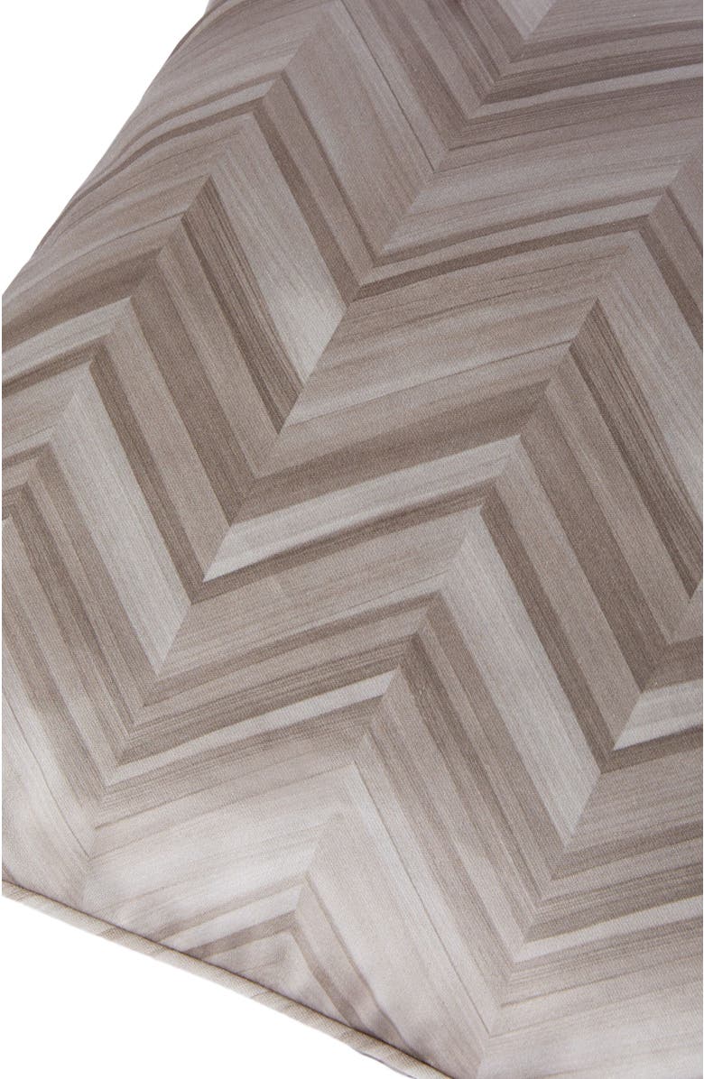Missoni Home Layers 40x40 Cm Cotton Sateen Chevron Cushion, Alternate, color, Brown