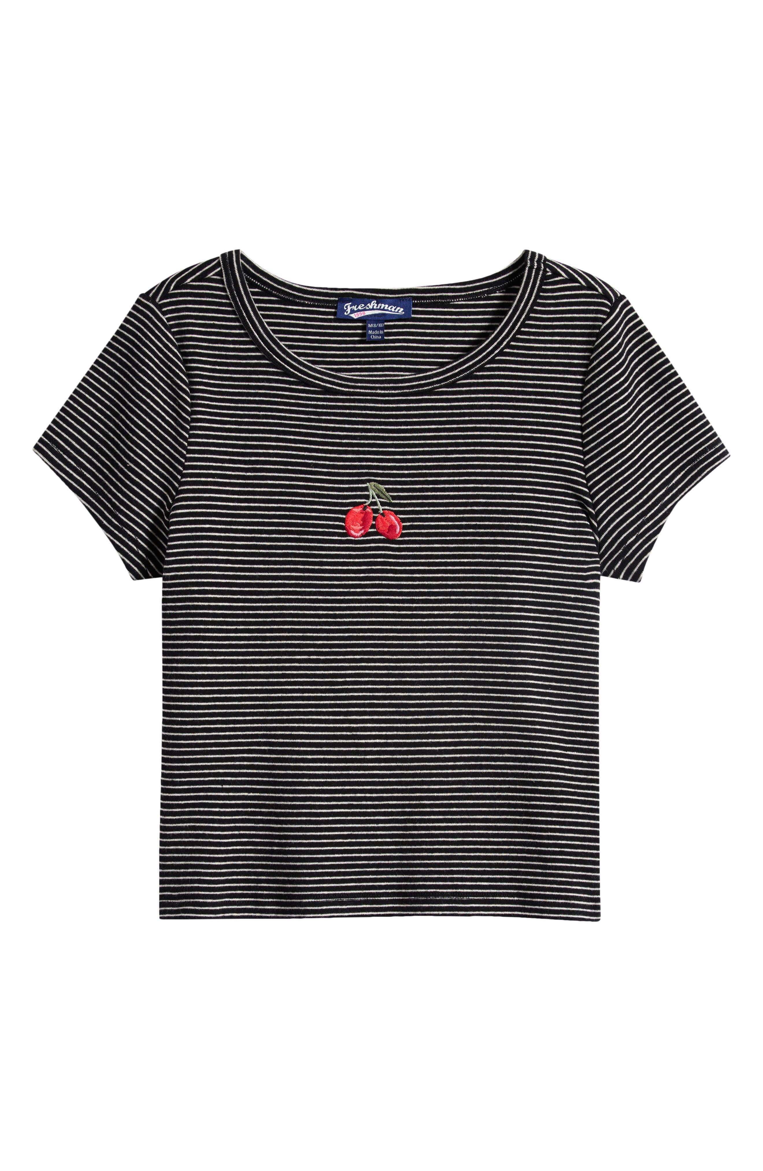 selected BLACK WHITE STRIPE