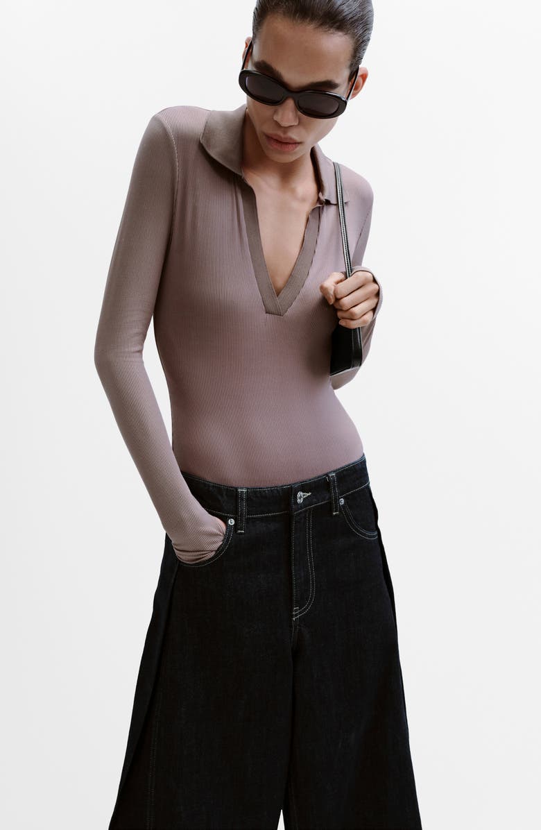 MANGO Mid Rise Balloon Jeans, Alternate, color, Black