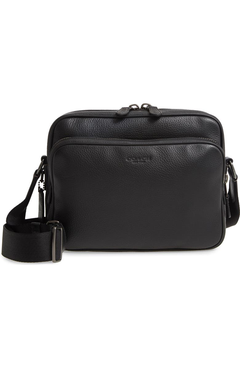 COACH Metropolitan Leather Messenger Bag, Main, color,