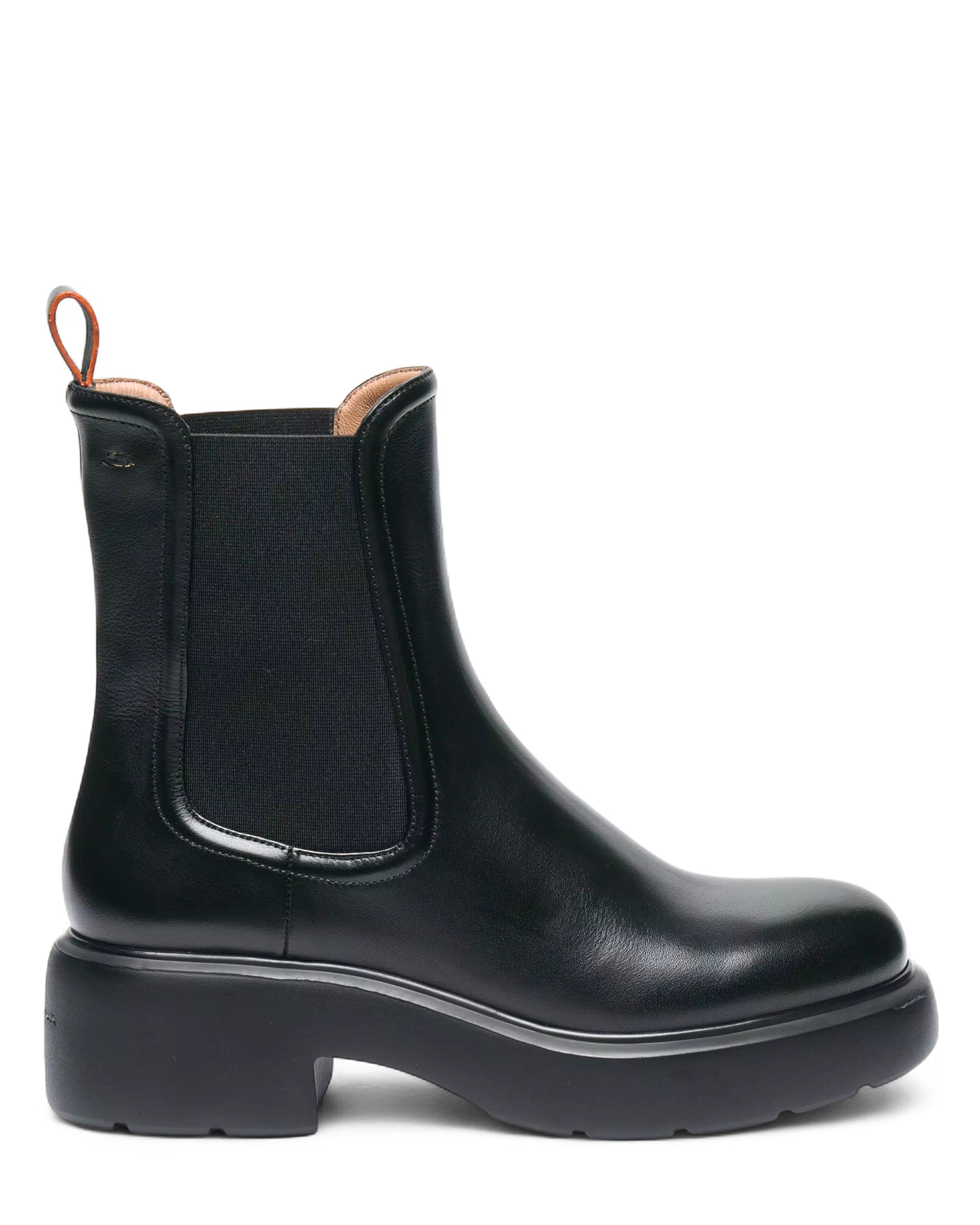 Leather Easy Ankle Boot, Main, color, Black