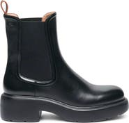 Santoni Leather Easy Ankle Boot