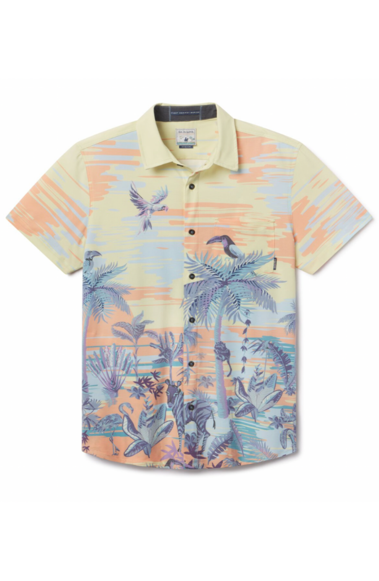 Baja Llama Time Before Land - Vagabond Button Up, Main, color, Multi