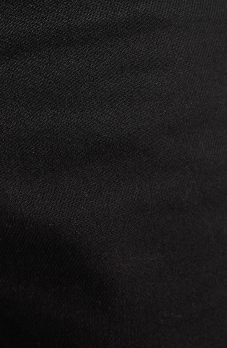 McQueen Skull Detail Wide Leg Jeans, Alternate, color, Black