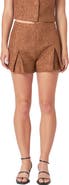 Endless Rose Pleated Tweed Shorts