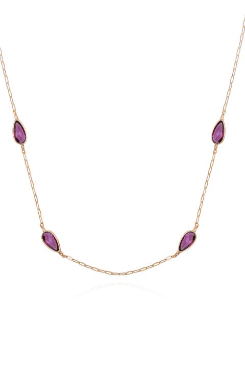 Oval Station Necklace