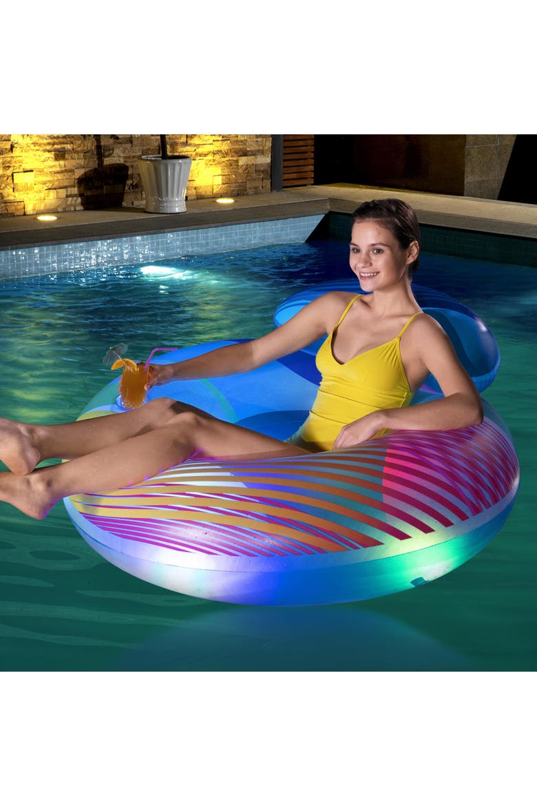Swim Bright Led Swim Tube, Alternate, color, Multicolored