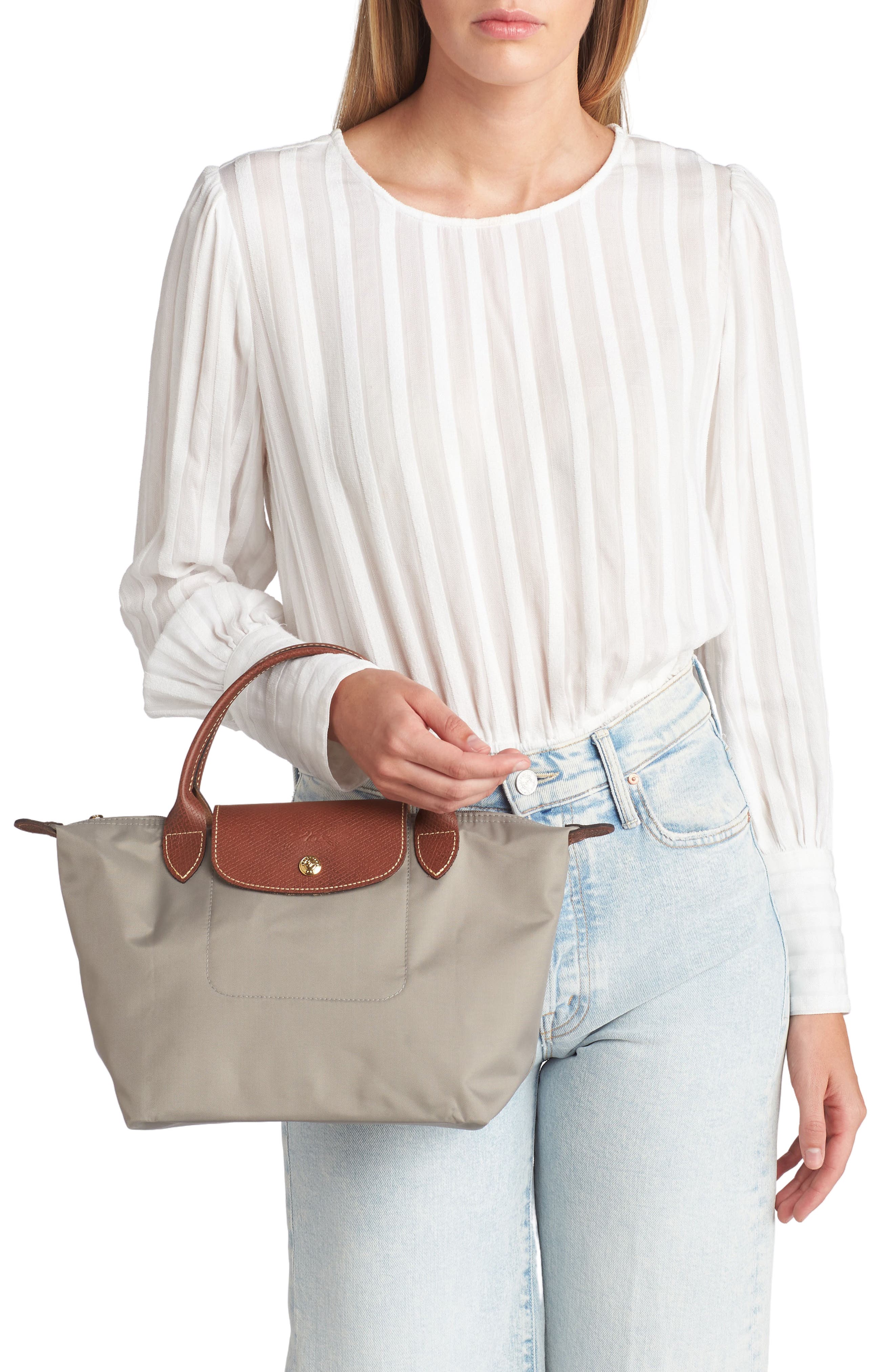 Longchamp Le Pliage Small Top Handle Bag, Alternate, color, 