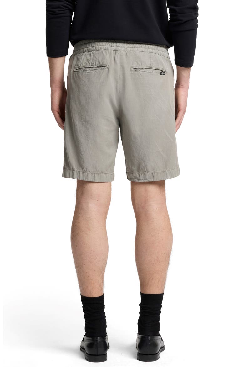 Pull-On Cotton Blend Shorts, Alternate, color, SAGE