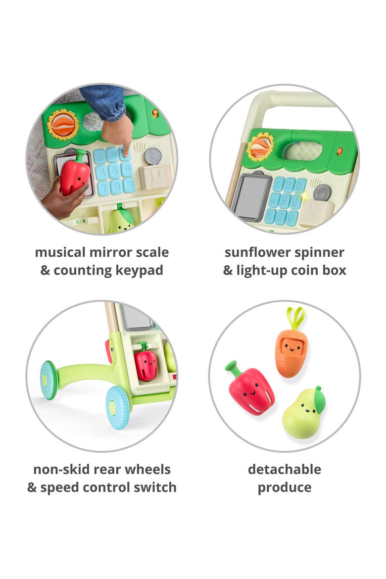Farm Stand Walker & Toys Set, Alternate, color, GREEN MULTI