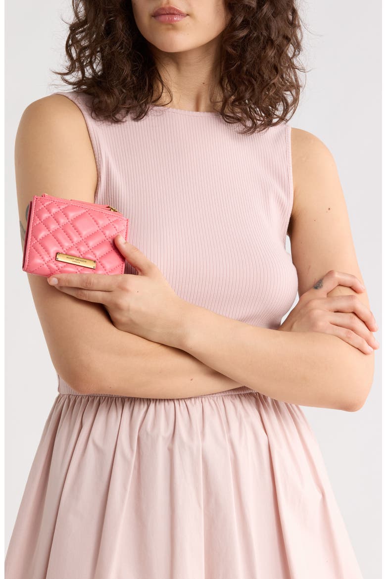 Mini Brixton Wallet, Alternate, color, OPEN PINK