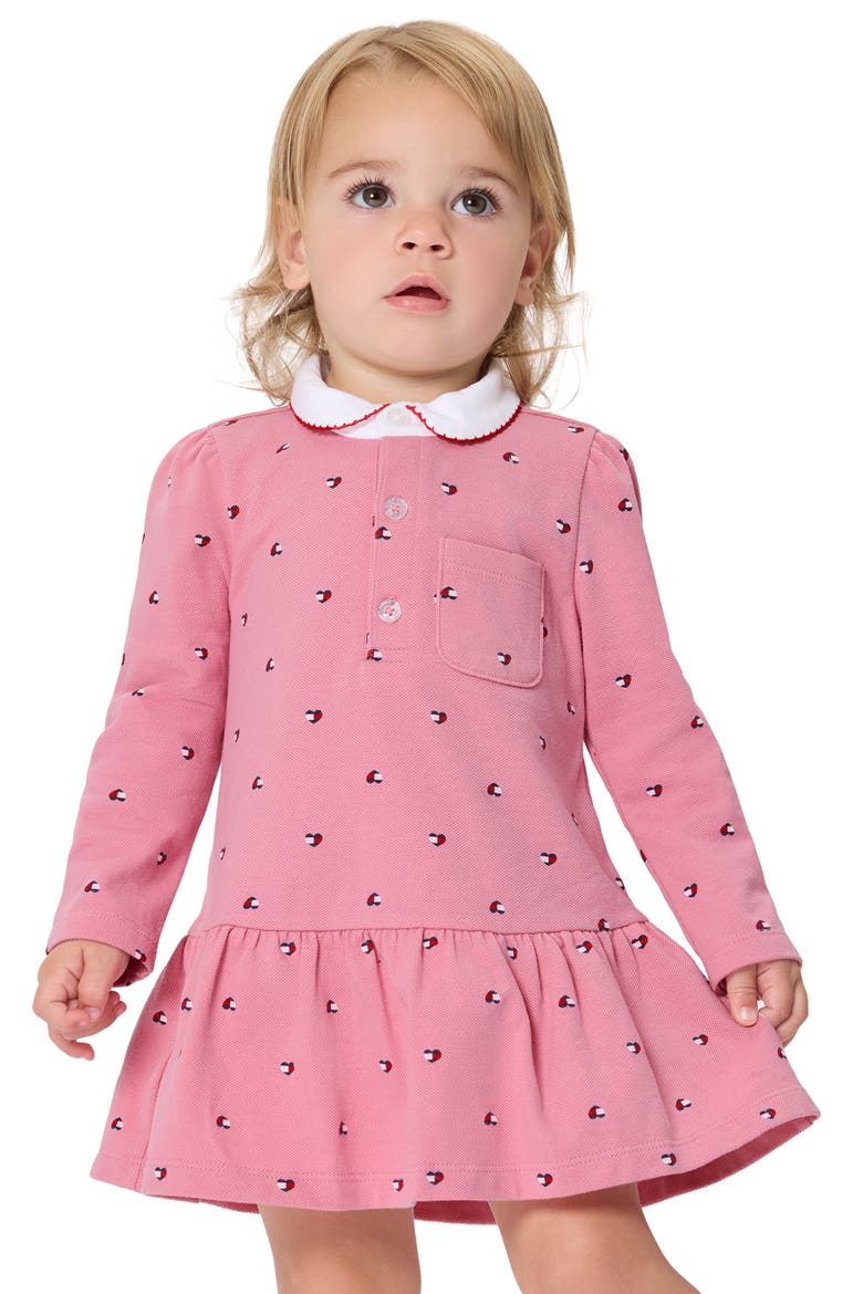 Logo Long Sleeve Polo Dress & Bloomers Set, Alternate, color, PREPACK ASSORTED