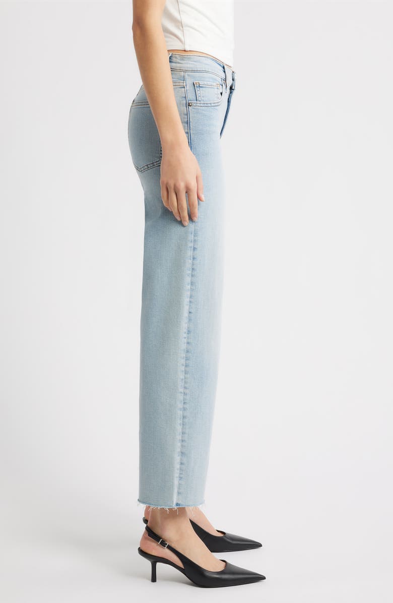 FRAME The Mellow Frayed Ankle Straight Leg Jeans, Alternate, color, Tribute Raw Fray