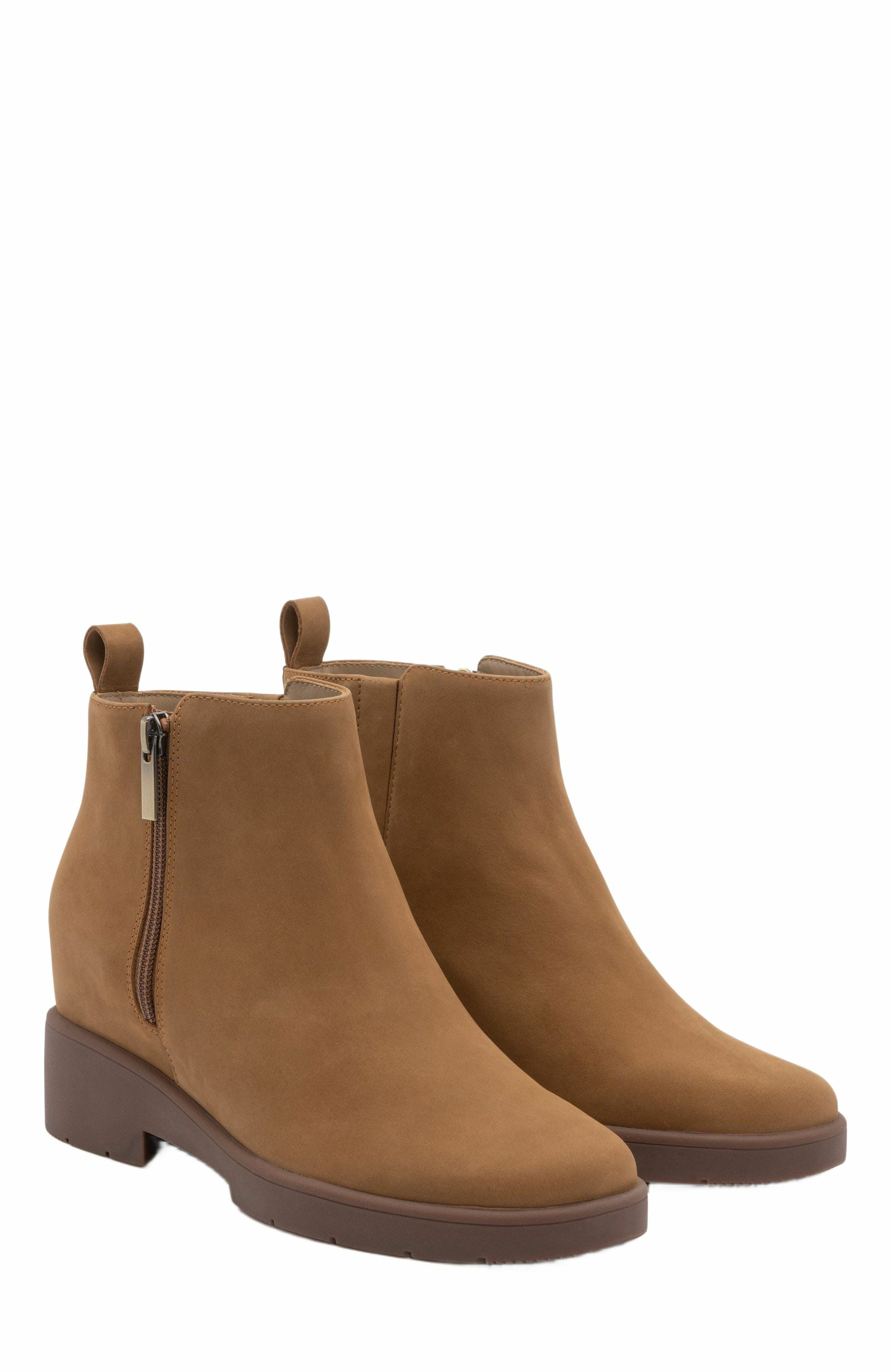 Horizon Zip Boot, Alternate, color, Tan Nubuck - Regular