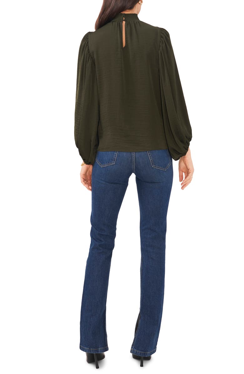 Vince Camuto Mock Neck Long Sleeve Blouse, Alternate, color,