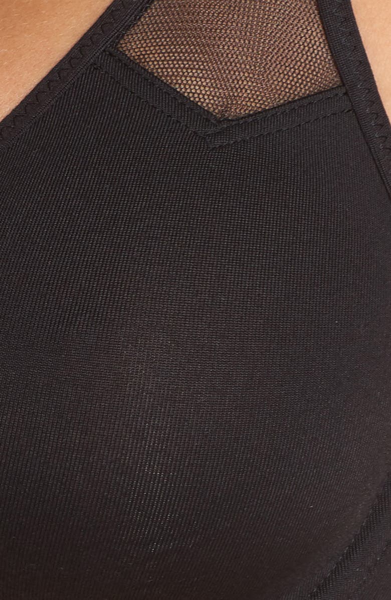 Wacoal Body By Seamless Front Close Racerback Underwire Bra, Alternate, color, Black