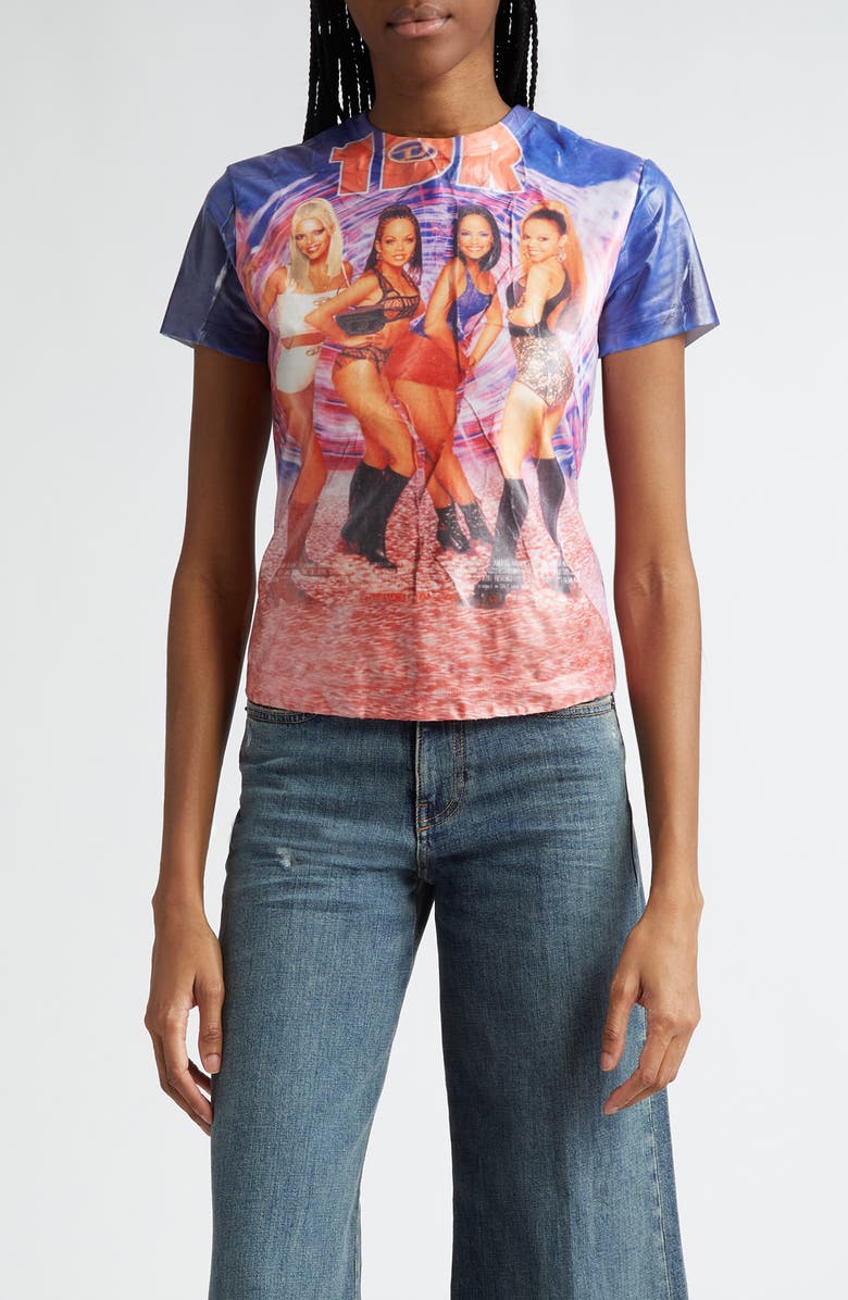 DIESEL<sup>®</sup> Jodie Graphic T-Shirt, Main, color, 