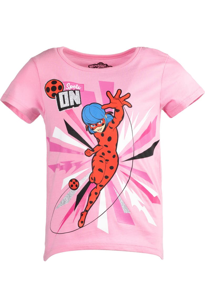 3-Pack T-Shirts, Alternate, color, Pink Black Red Orange