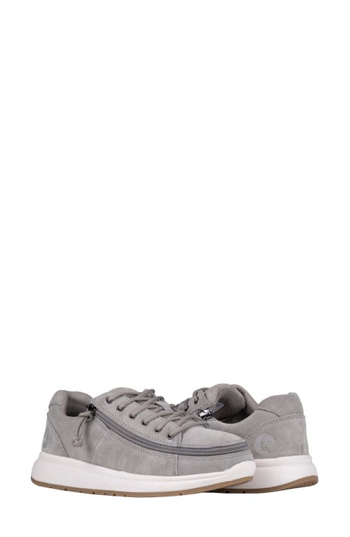 BILLY Footwear Comfort Leather Lo Sneaker in Grey Suede  product