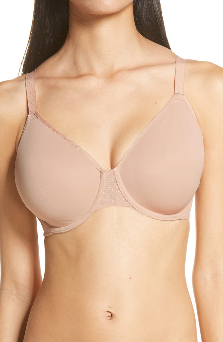Wacoal Back Appeal<sup>™</sup> Underwire Minimizer Bra, Main, color, Rose Dust