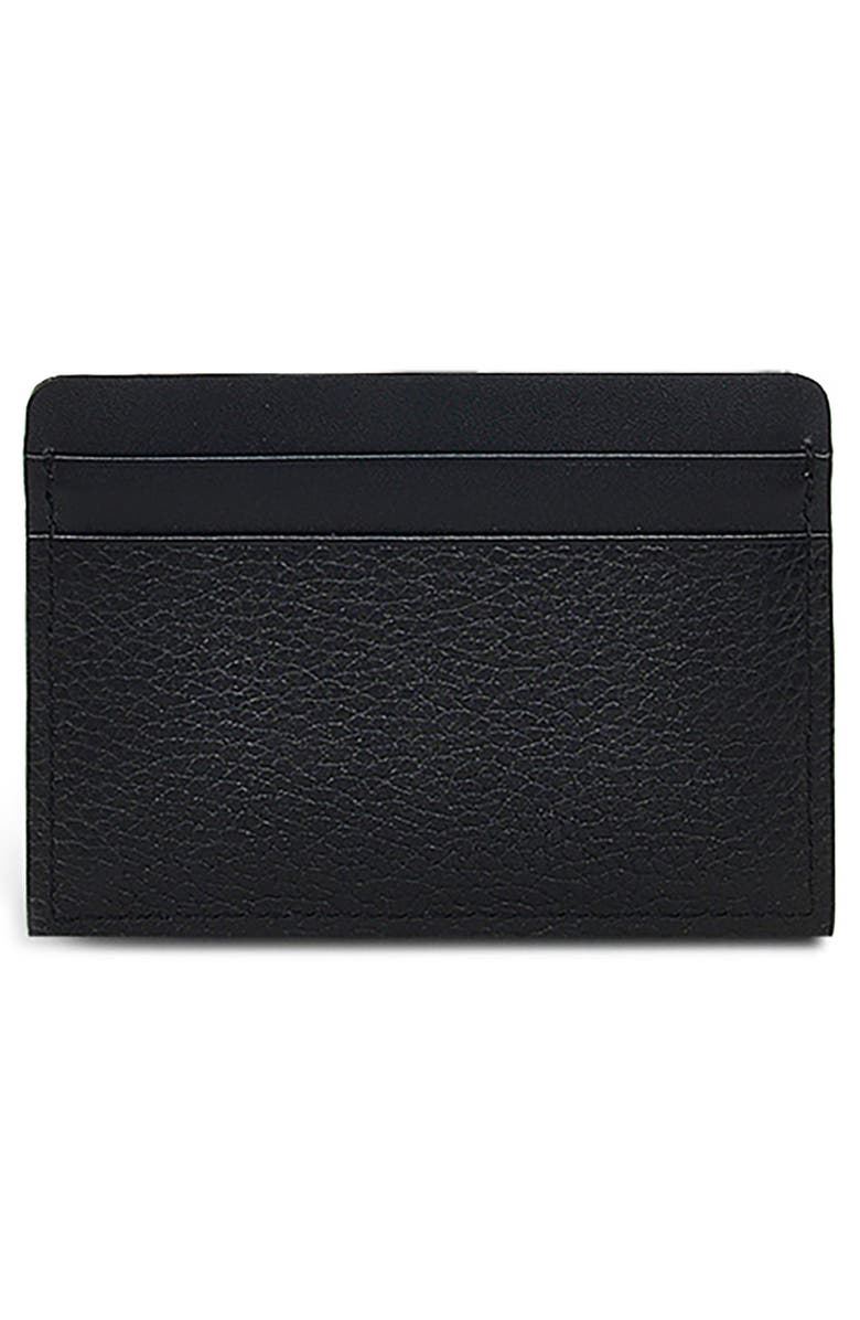 Radley Alpha Road Small Leather Card Holder, Alternate, color, Black